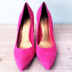 Hot Pink Suede Pumps (Hello Barbie!) - 11